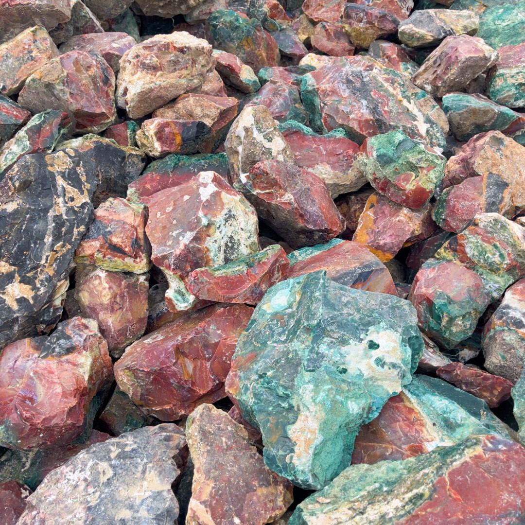 dualmella天然七彩玛瑙原石手镯料印度水草绿玛瑙大块摆件雕刻吊坠冰