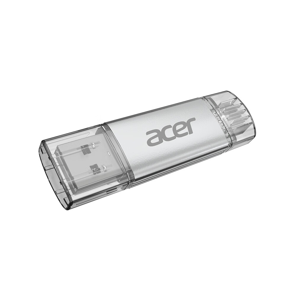 宏碁宏碁acer UP系列 USB闪存盘8G 16G 32G 64G 128G 256G 512G 优盘 读速120MB/s 多色可选 U盘 优盘 UT300 (金属） 16GB