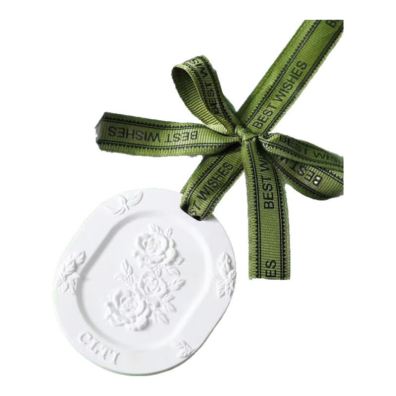 追夏车载香薰汽车香水液体摆件车内香氛男士车用除异味空气清新剂春夏 栀子花香-石膏车挂