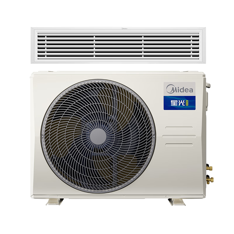 PLUS会员：Midea 美的 中央空调风管机 一拖一小4匹 一级能效 乐享星光旗舰版 KFR-85T2W/B3N8-XGQ(1)Ⅲ
