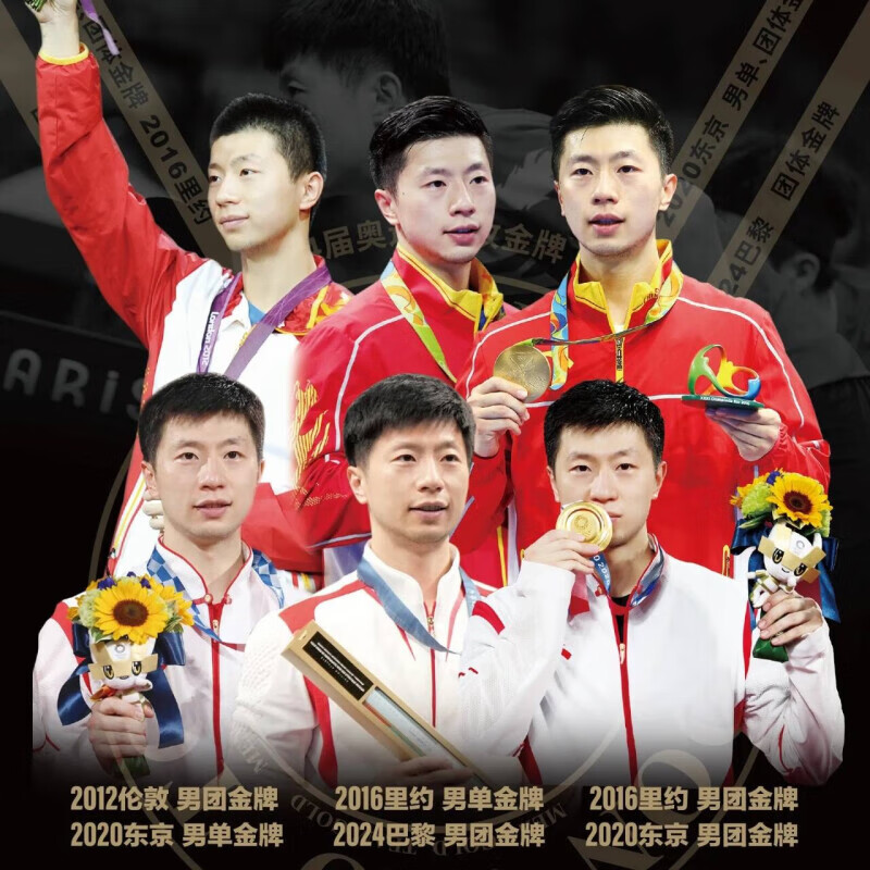 红双喜马龙数字版968S底板六金王冠军纪念限量珍藏款乒乓球拍底板 马龙六金王968S【0231号】