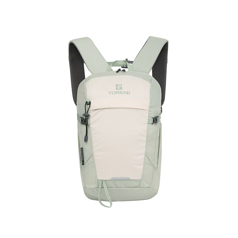 探路者（TOREAD）双肩包15L大容量背包耐磨透气书包户外运动旅行徒步登山包 岩草绿 15升