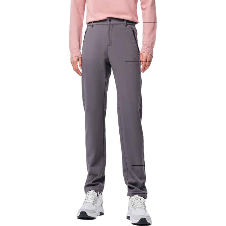 伯希和（Pelliot）【风盾】户外软壳裤男女防风防泼水高弹冲锋登山裤115107016黑XL 299元