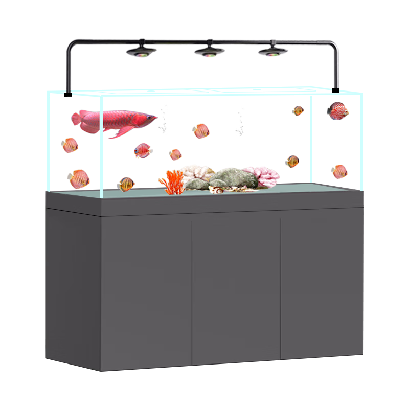 江彩缸內(nèi)無管件卓底濾魚缸客廳一體拉筋寧無管道靜音魚缸大中型定制 屬性定制定做+協(xié)商發(fā)貨時間
