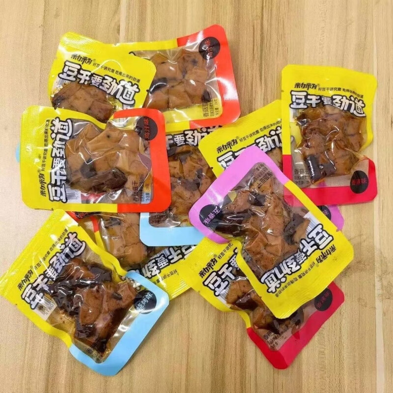 親力親為香菇豆干香辣燒烤雞汁休閑麻辣零食獨(dú)立包裝即食網(wǎng)紅零食 雞汁味*20包