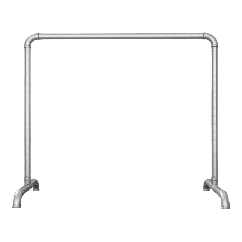 寶優(yōu)妮落地晾衣架晾衣桿室內掛衣架32mm管徑工業(yè)風(fēng)水管衣架陽(yáng)臺曬衣架子