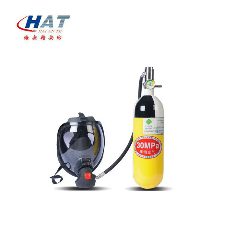 HAT正压式紧急逃生呼吸器便携式压缩空气碳纤维瓶 正品含票 紧急逃生呼吸器