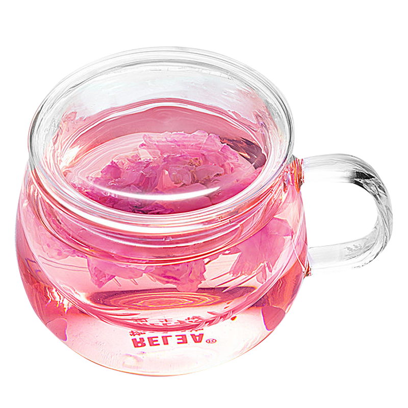 RELEA玻璃杯茶水分离杯价格走势及品牌比较