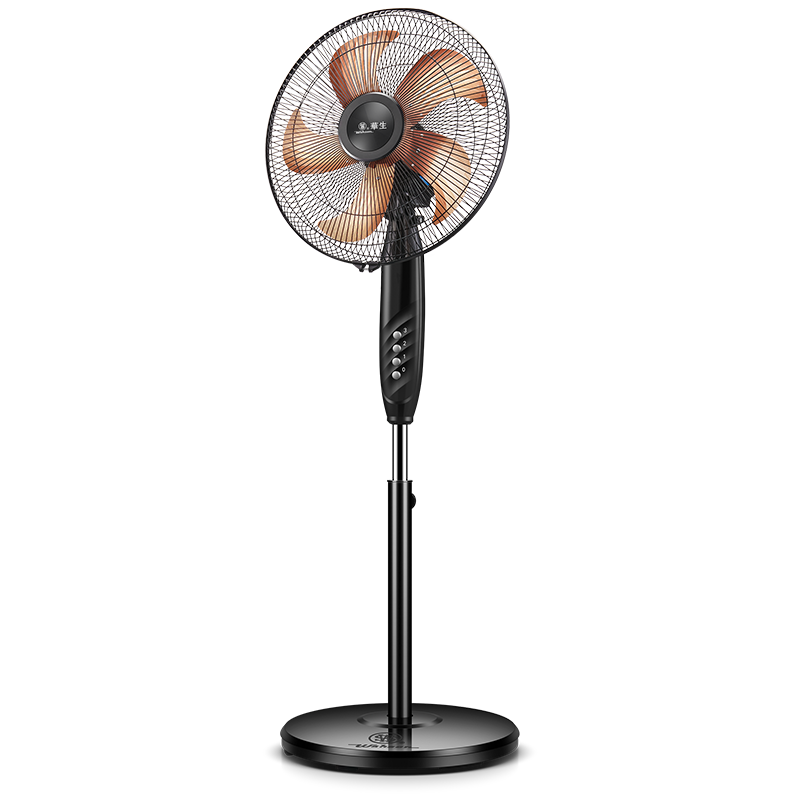 华生（Wahson）电风扇/落地扇/金属铝叶风扇/家用办公电扇/大风量低噪省电立式电风扇交流定频风扇 FS-D1401