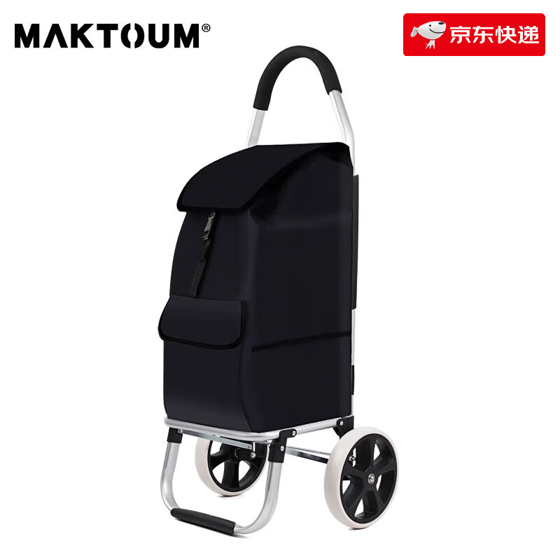馬科途（Maktoum）爬樓購物車小拉車家用老人折疊便攜輕便小推車拖車爬樓神器 兩輪平地款