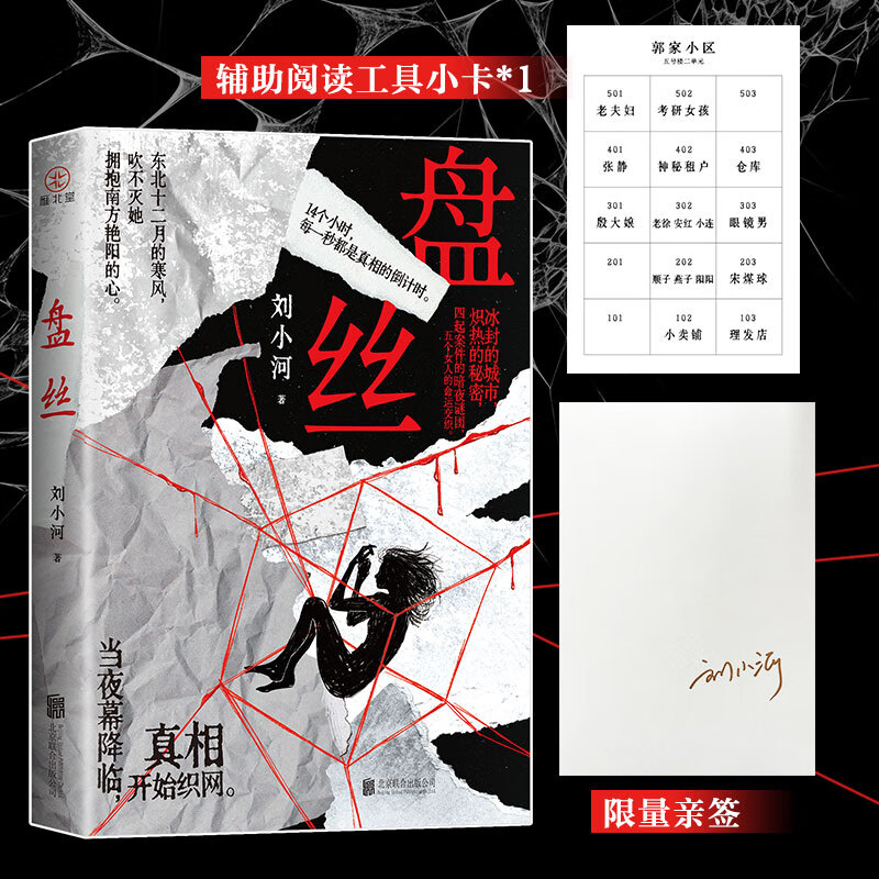 （亲签版）盘丝 新锐作家刘小河著 叙诡推理＋密室+基层女性群像+多视角叙事+神级反转“东北十二月的寒风，吹不灭她拥抱南方艳阳的心。”