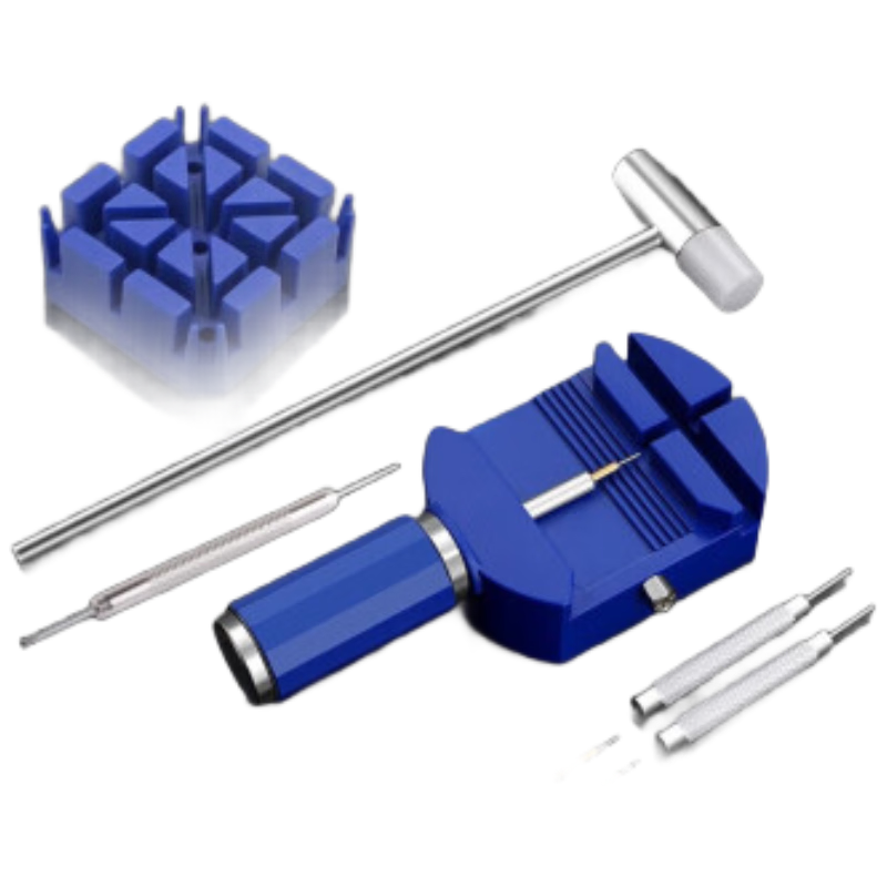 臣頌（CHENSONG）適用拆卸表帶錘子工具表帶拆卸器修表工具調(diào)表器 拆表器卸表鏈?zhǔn)直聿鹦稉Q表帶截表器拆表具