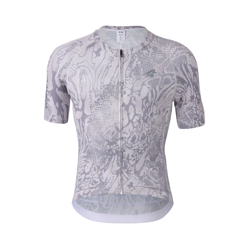 兰帕达25年新品骑行服春夏季公路自行车骑行上衣男女长袖高弹速干衣玄影 蛇纹白-男女同款（蛇年限定） S