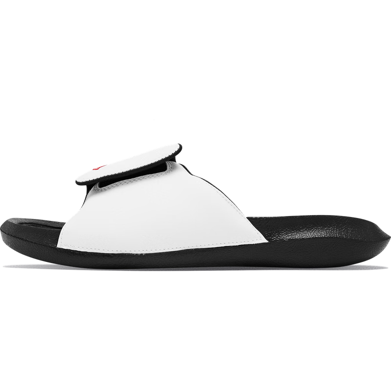 耐克（NIKE）Jordan官方耐克乔丹男子拖鞋夏季休闲缓震轻便魔术贴舒适881473 101白色/健身红/黑 42