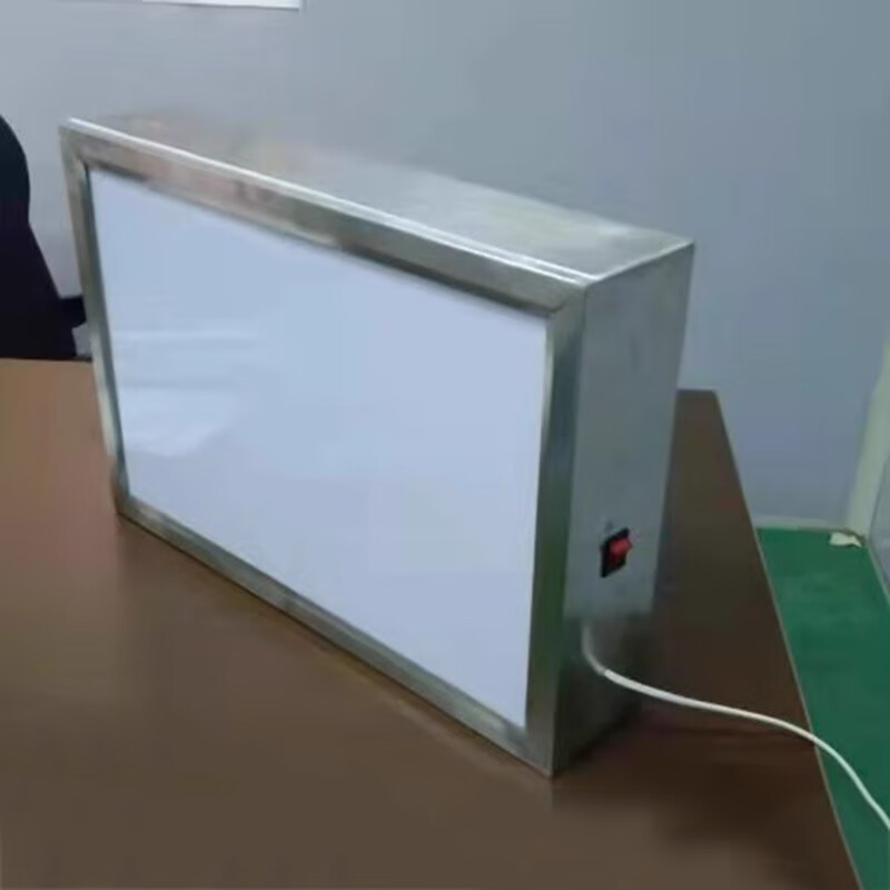 晨斧定制 灯检箱灯检台饮料检测台品检灯水厂专用设备 其他五金件 201不带腿灯检箱 不带插头