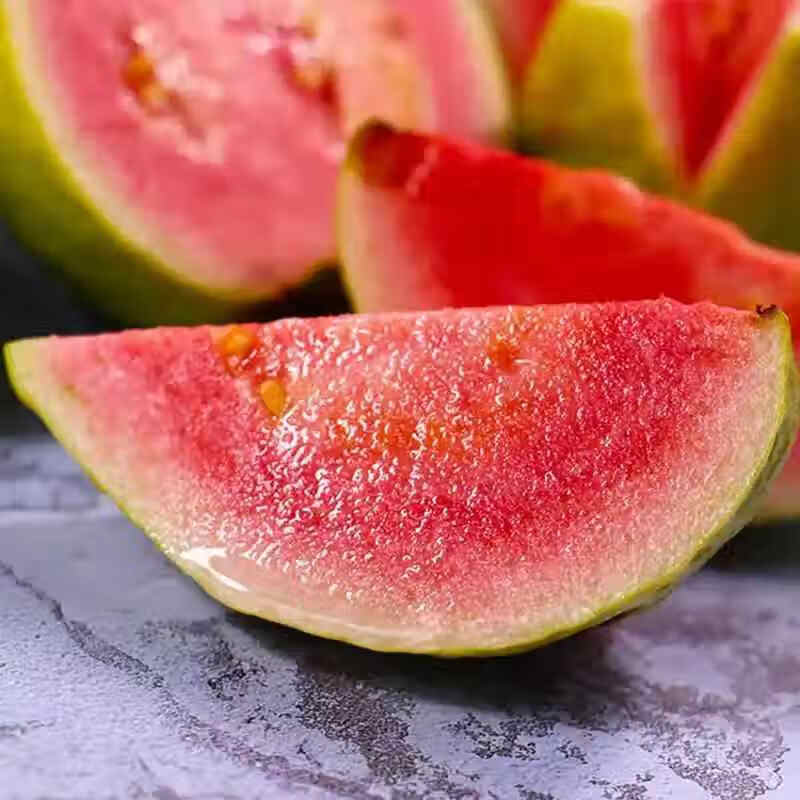 颜小荭芭乐双拼软糯奶油芭乐脆口红白心双拼芭乐组合新鲜水果当季番石榴 2.8-3斤红心芭乐（实惠装）