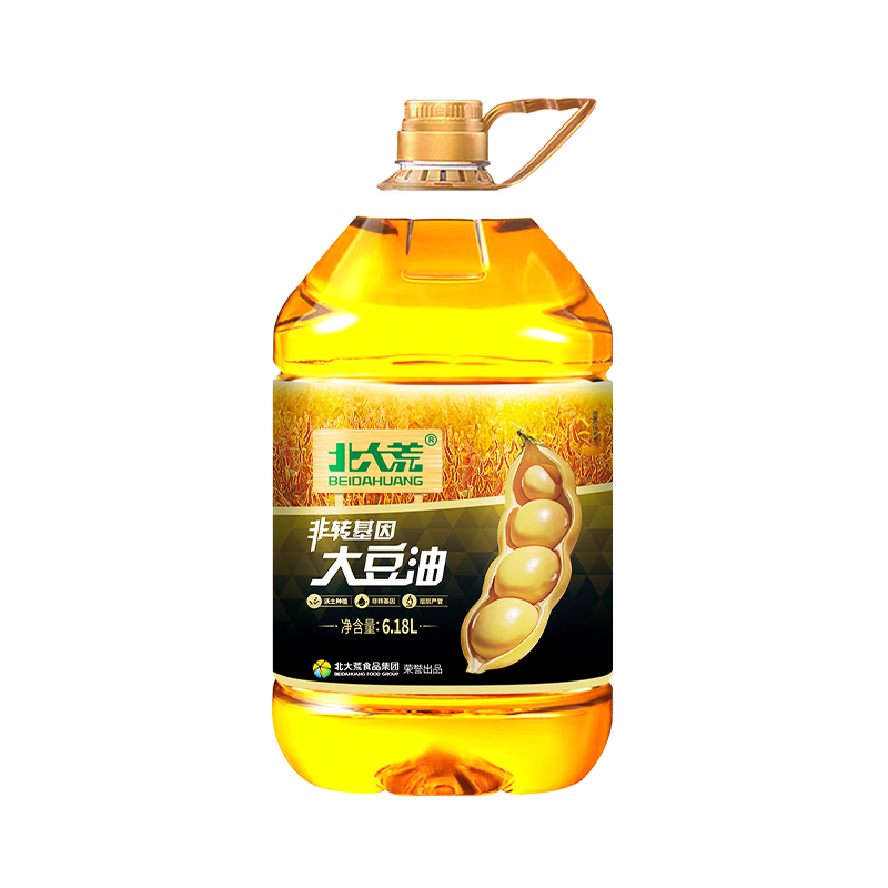 北大荒 一級大豆油6.18L食用油非轉(zhuǎn)基因豆油炒菜油熱炒油
