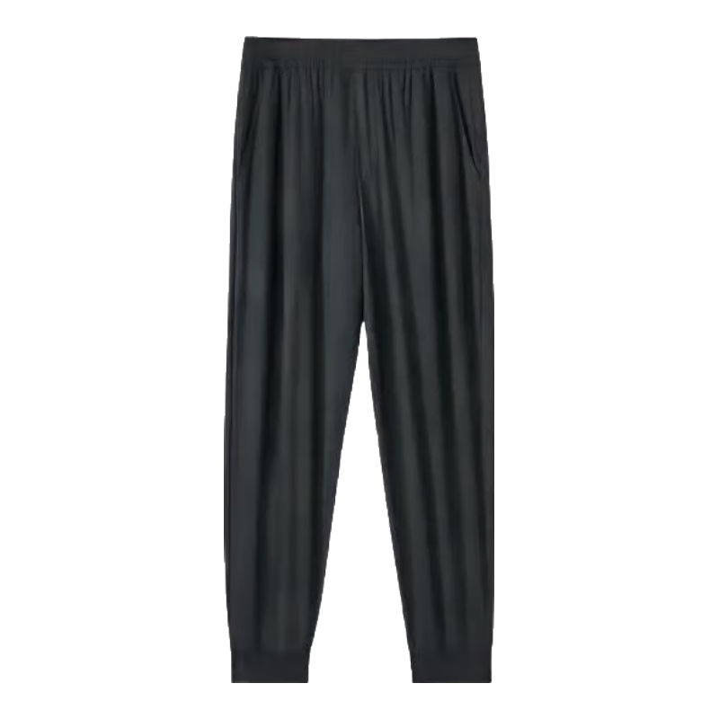 京东京造男士速干运动裤黑色L 49.9元 - 86线报