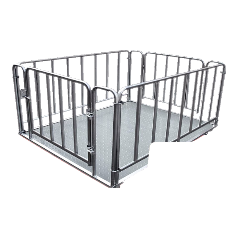 正峰(ZHENGFENG) 电子地磅秤1-3吨高精度加厚小型地磅称猪牛畜牧工业落地电子磅秤 【带围栏款】1.2×1.5米( 0-3吨)