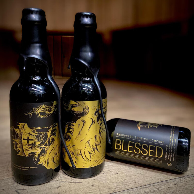 安克雷奇啤酒 美国进口恶魔的交易 黑豹过桶帝国世涛精酿啤酒 祈福过桶帝国世涛 1瓶