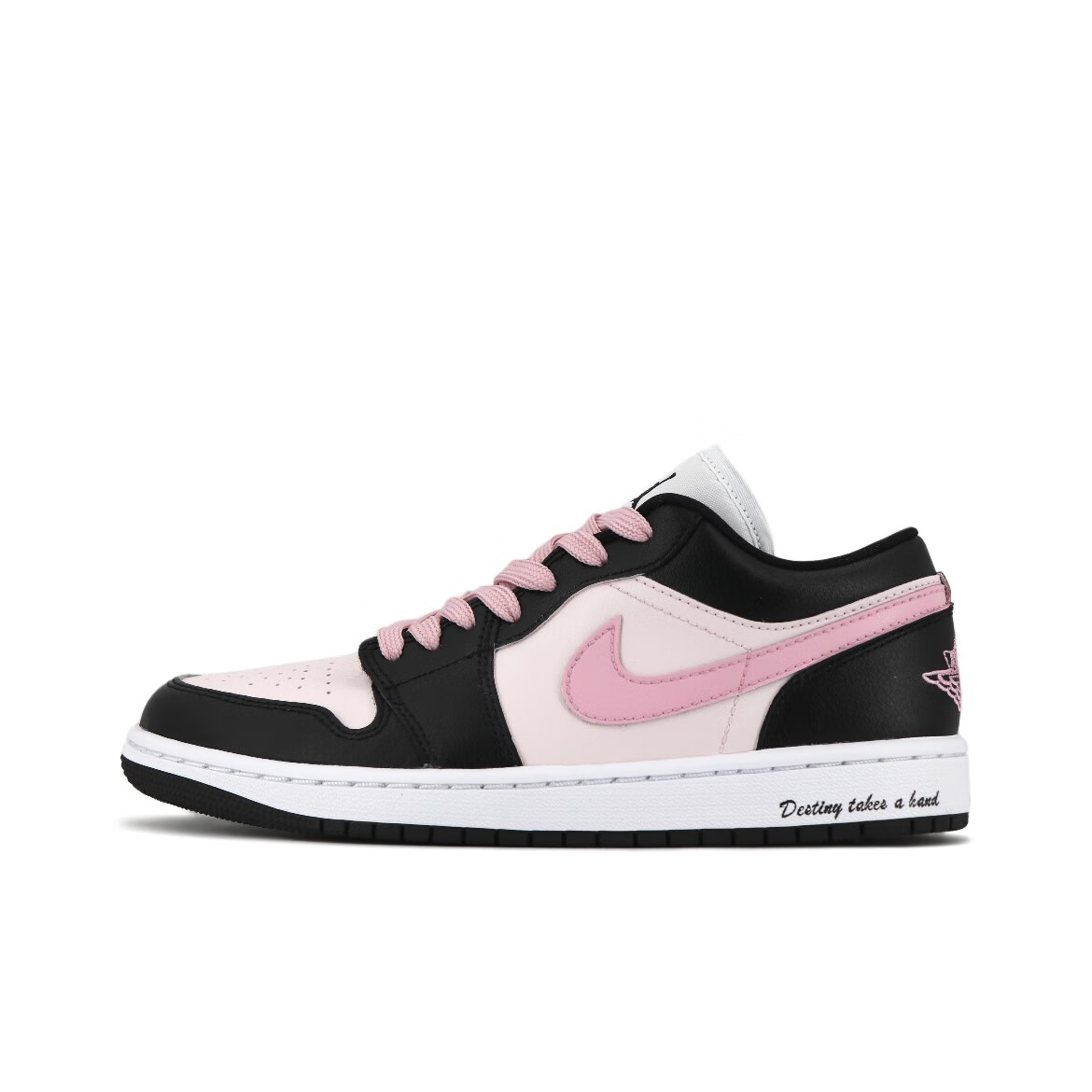 耐克（NIKE）小帅球鞋定制 Nike Air Jordan 1 雾野樱花 黑粉女款低帮篮球鞋 雾野樱花 正品支持鉴定 36 关注收藏优先发c