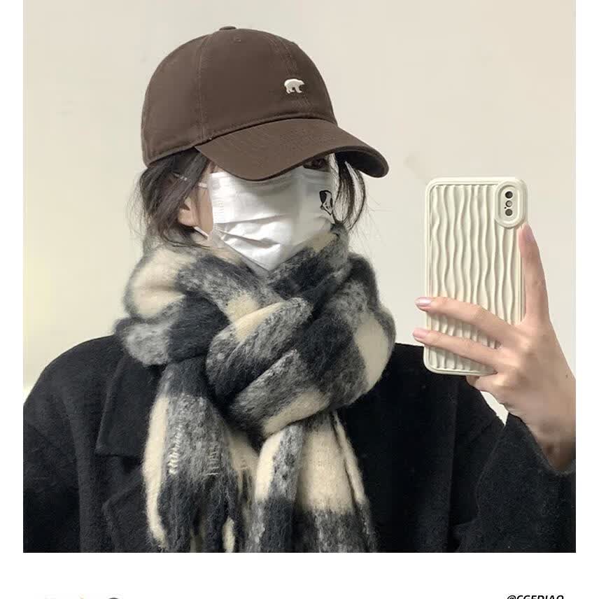 NKADDS棒球帽女新款显脸小软顶情侣咖色可爱小熊帽子秋冬韩版百搭鸭舌帽 #239-咖色小熊款 均码