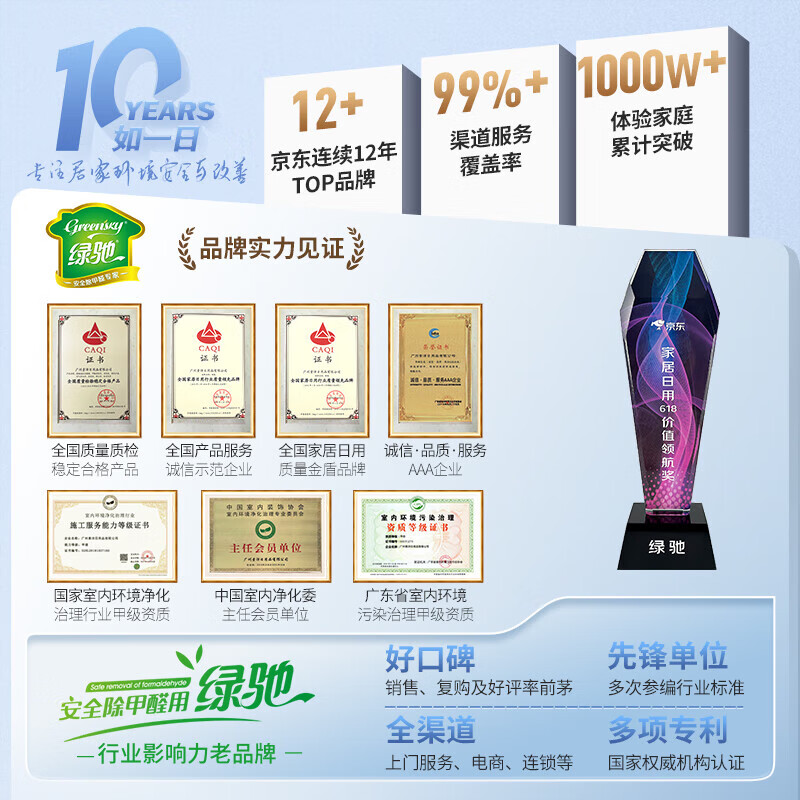 绿驰甲醛检测仪高精度测甲醛仪器家用tvoc空气质量监测仪甲醇测试盒纸 【实时检测】精配版甲醛检测仪