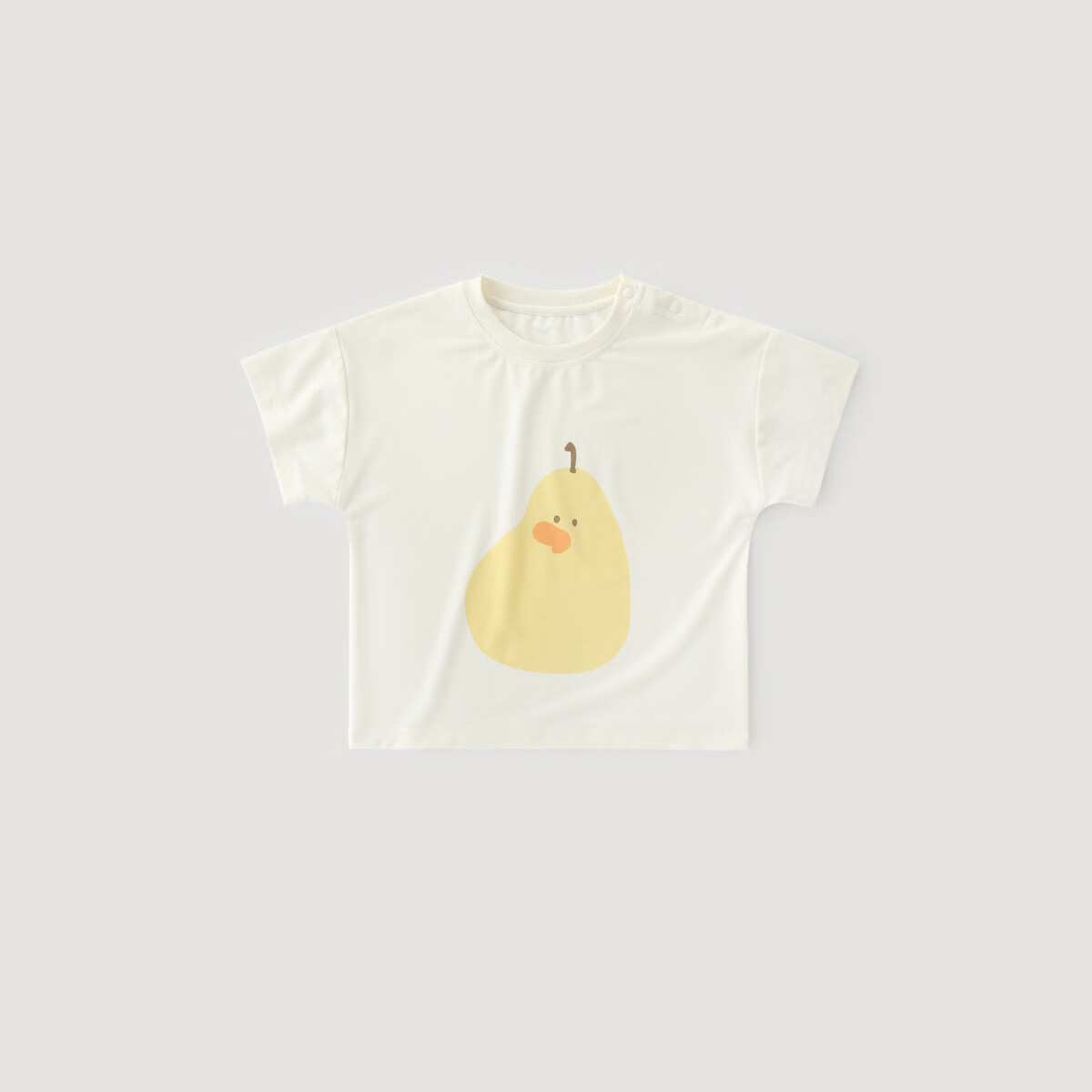 巴厘小猪宝宝短袖T恤夏季薄款婴儿衣服可爱女童半袖体恤男童夏装儿童上衣 雪梨鸭 雪梨鸭 100