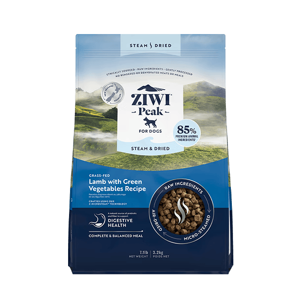 滋益巅峰（ZIWI）微蒸风干草饲配方狗粮3.2kg羊肉味主粮犬粮效期26/11