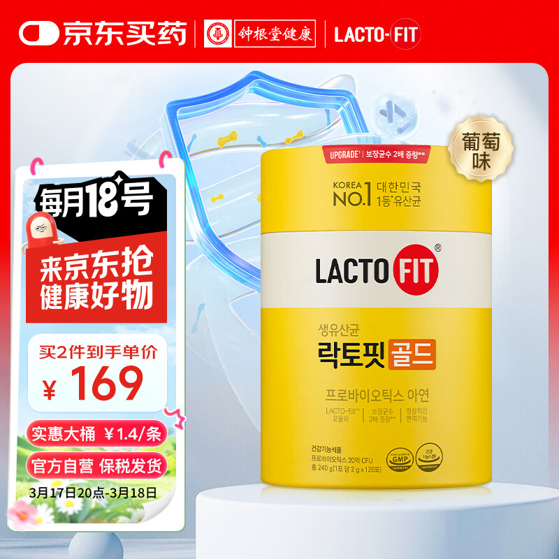 LACTO-FITӸֶ2g*120θԪƹ޺ԭװȫʵ280Ԫ(2)