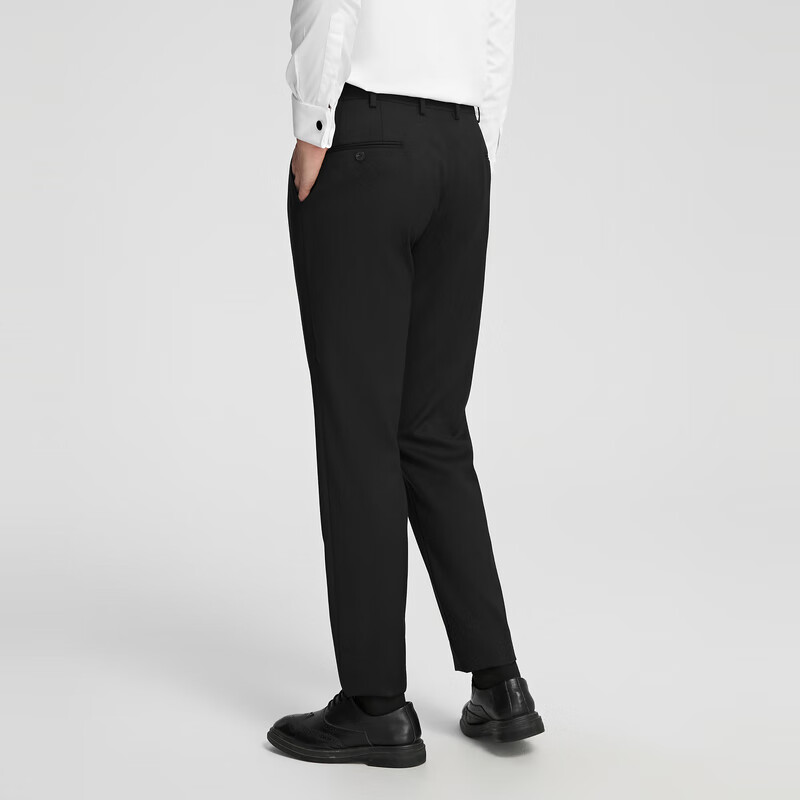 雅戈尔【商场同款】西服男士春夏西YOTN217298AJY裤子 黑色YOTN217298AJY裤子 35 175/86A