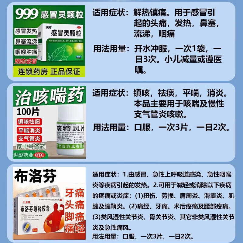 云南白药家庭药箱含药品急救用品常备医用药箱家用医疗箱公司应急急救包 【家庭常用及感冒咳嗽用药和 换药包】