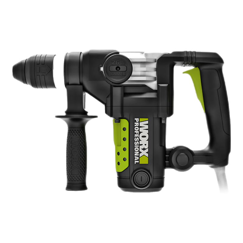 威克士（WORX）電錘wu327家用水電開槽植筋多功能帶離合326工業(yè)級混凝土電動(dòng)工具 WU328【單功能-錘鉆】鉆頭套餐