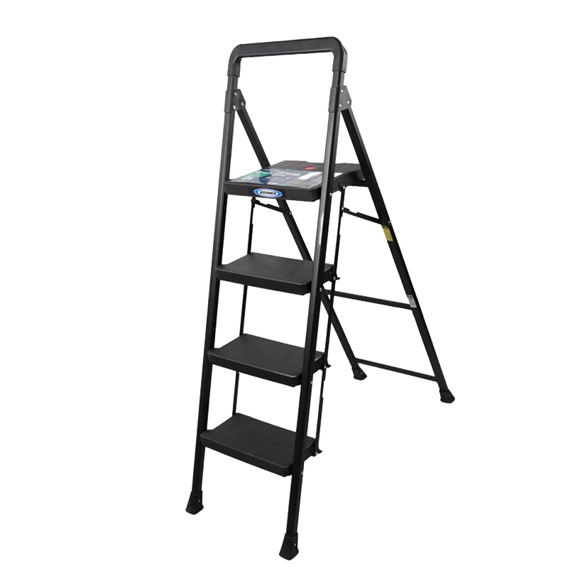 穩耐（werner）人字梯1.5米折疊鐵梯室內四步梯方管 S404-1CN