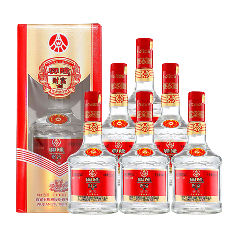 ����Һ �˱�����Һ 52��Ũ���Ͱ׾� 500ml*6ƿ 237Ԫ