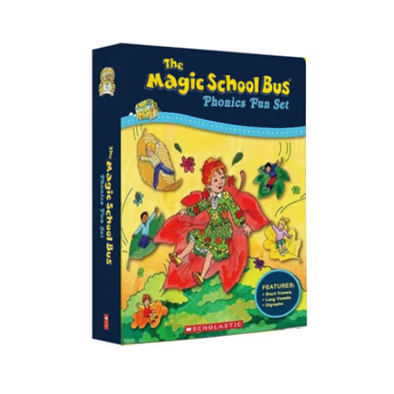 【一起买更划算】神奇校车大合集The Magic School Bus 英文原版经典版绘本图画书 桥梁书 自然拼读 分级绘本 科普科学知识 神奇校车自然拼读12册CD非点读 送带读课