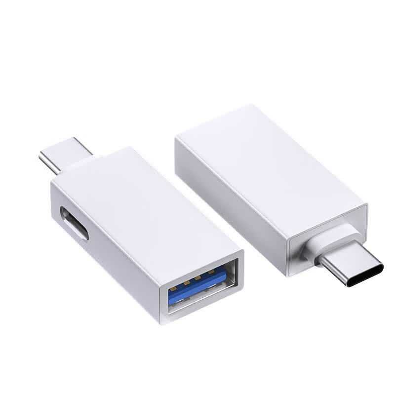NOTVDTypeC扩展坞USB30苹果适用数码配件TypeC转USB T-C转USB3.0+侧面T-C充电