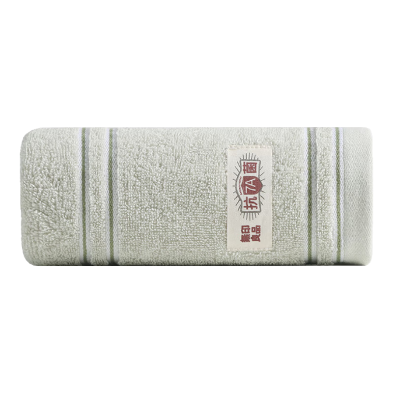 无印良品毛巾7A抗菌新疆棉柔软亲肤100%纯棉不易掉毛单条装灰色
