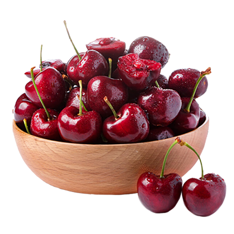 鲁禧海岸山东大樱桃 国产车厘子4J级多规格大樱桃 应季水果 新鲜时令生鲜 4斤(净重) 带箱5斤-【头茬露天樱桃】 手工精选果22-26mm