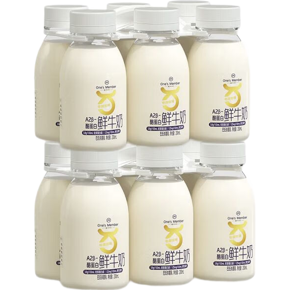 ���ڲ�����One's Member 1�Ż�Ա�� A2���� 200ml*12ƿ 134.4Ԫ��3��(��44.8Ԫ/��)