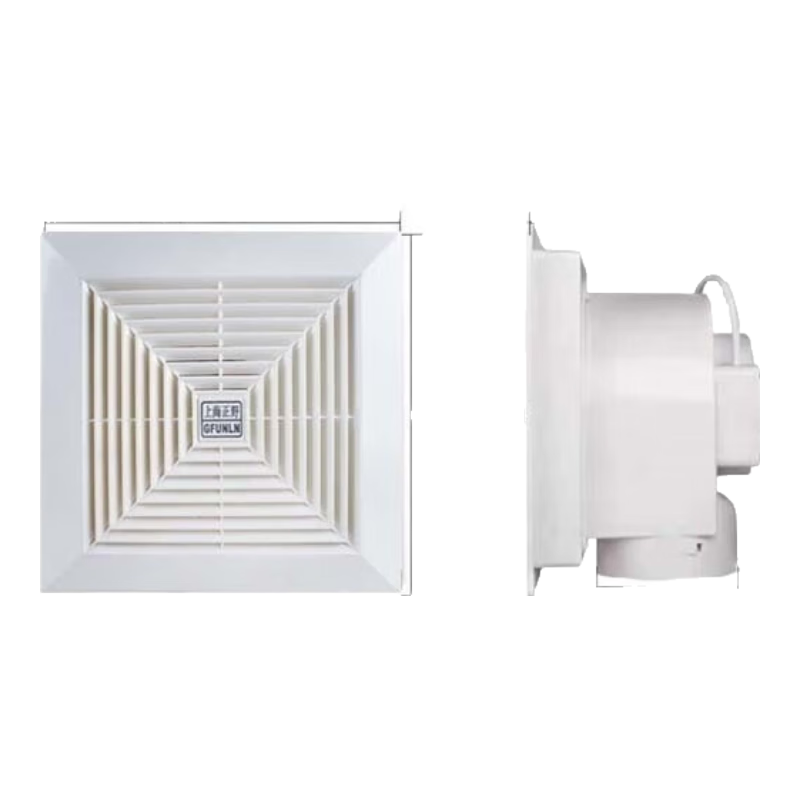正野（GENUIN）排氣扇8 10 12 14寸酒店衛(wèi)生間300*300強(qiáng)力管道式換氣扇抽風(fēng) 14寸 開(kāi)孔350*350mm