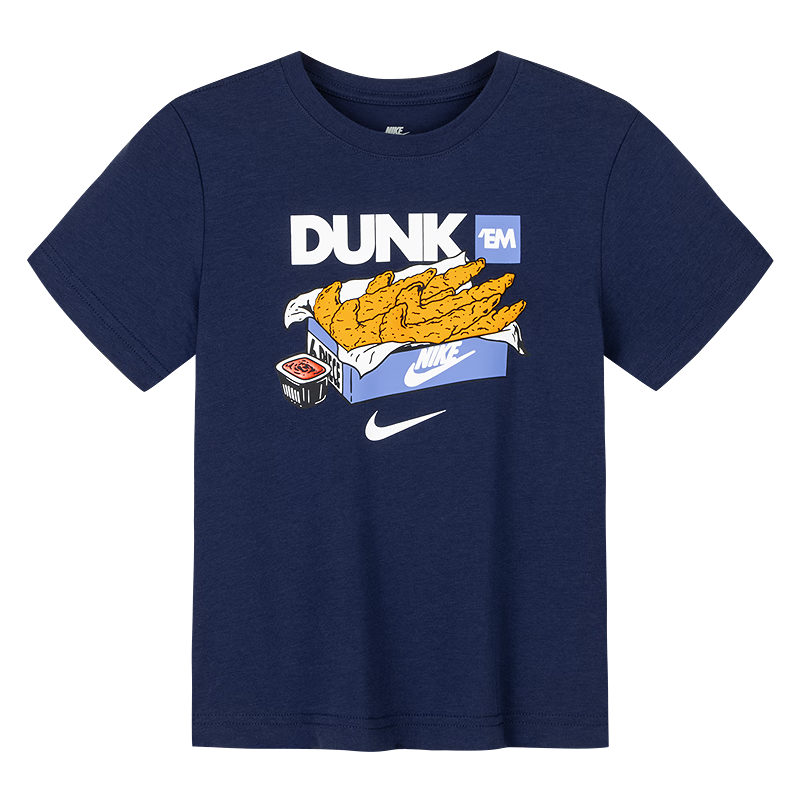 NIKE �Ϳ�ͯװը��ͼ������T���ļ���Ůͯ�����ᱡ��ͯ����������� 62Ԫ