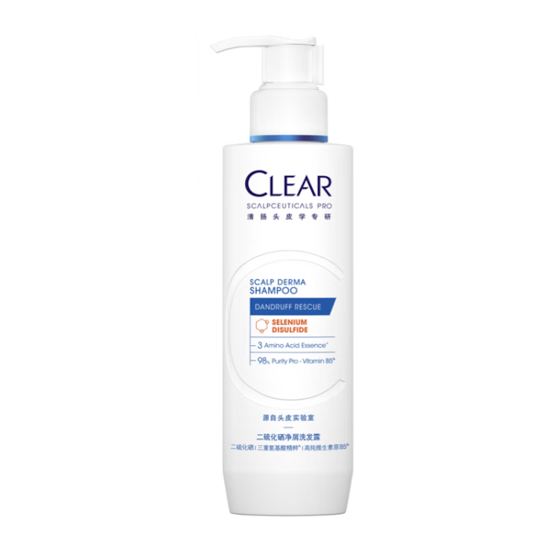 清扬王楚钦同款1%二硫化硒去屑洗发水200g净屑控油热门商品京东金榜