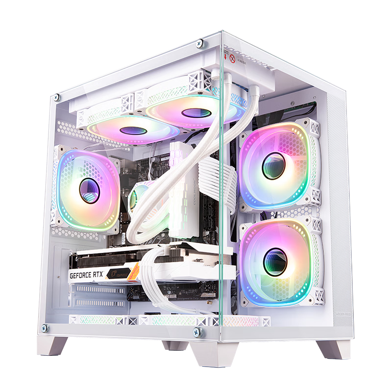 微星品牌主机酷睿i5 12600KF/RTX4060/4060TI/5060/5060TI海景房游戏主机电脑台式机优惠补贴组装电脑 配三  13代酷睿I5+首发RTX5060Ti