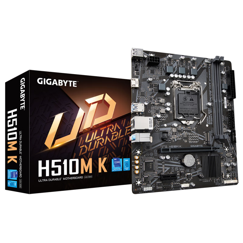 技嘉H610M/H510M//H410M/B760M台式机电脑主板全新盒装 技嘉H510M-K