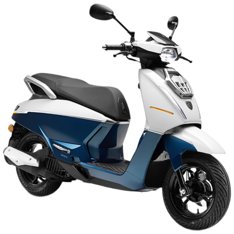 標(biāo)致摩托新款姜戈DJANGO EVO 復(fù)古踏板燃油摩托車150cc 冰雪白/塞納藍(lán)