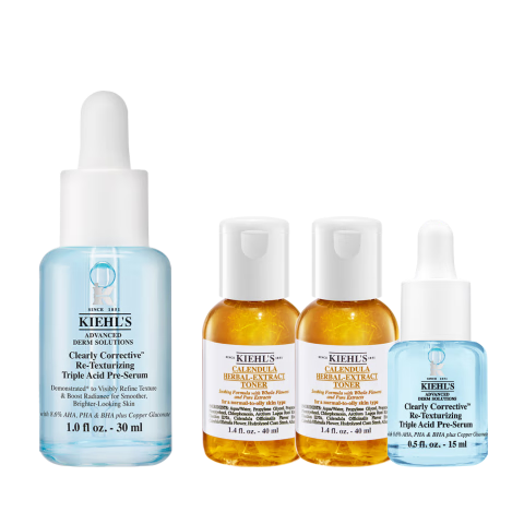 科颜氏（Kiehl's）溜溜瓶30ml三酸精华焕肤细嫩透亮收缩毛孔淡细纹生日母亲节礼物