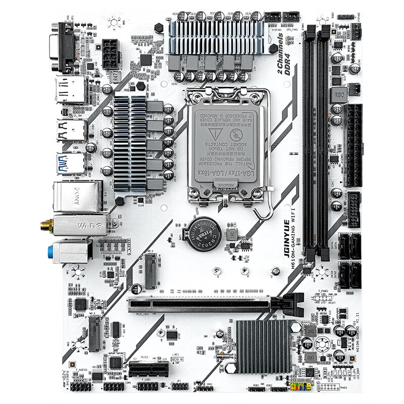 精粤 H610M GAMING WIFI ARGB DDR4 图 4