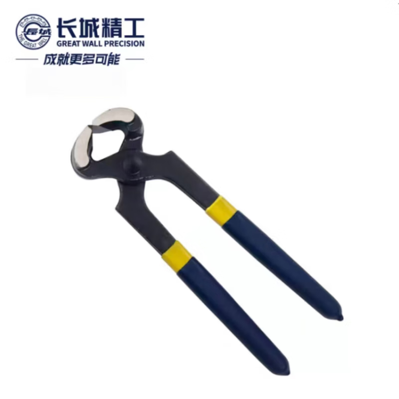 長城精工高碳鋼胡桃鉗平口鉗起釘鉗子拔釘工具   250mm（10寸 ） 208010