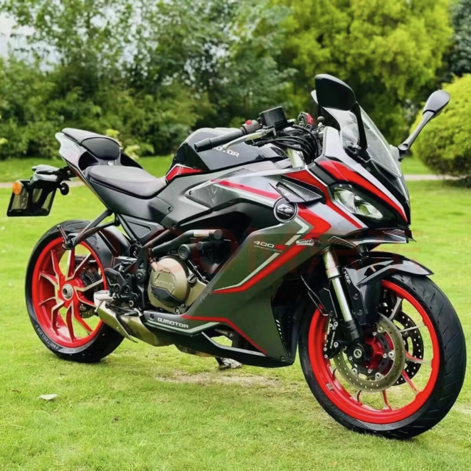 车兰达二手钱江qj赛400双缸水冷赛350重机车仿赛街跑车公路赛趴赛摩托